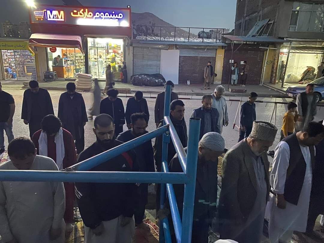 طالبان مسجد موسی بن جعفر منطقه افشار را بستند