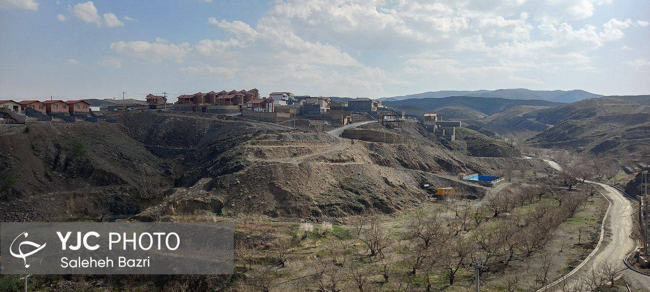 نمای روستای نغندر از بالا