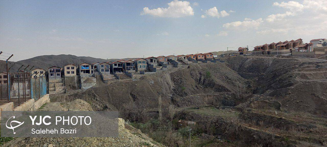 نمای روستای نغندر از بالا