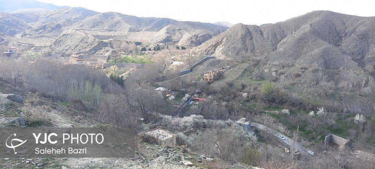 نمای روستای نغندر از بالا