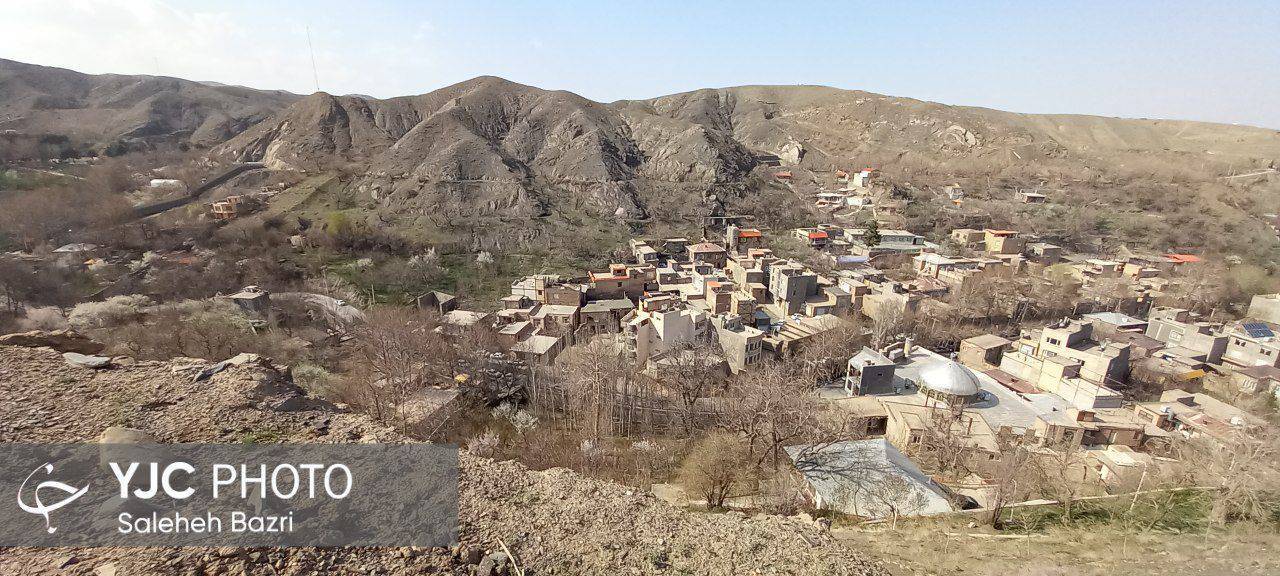 نمای روستای نغندر از بالا