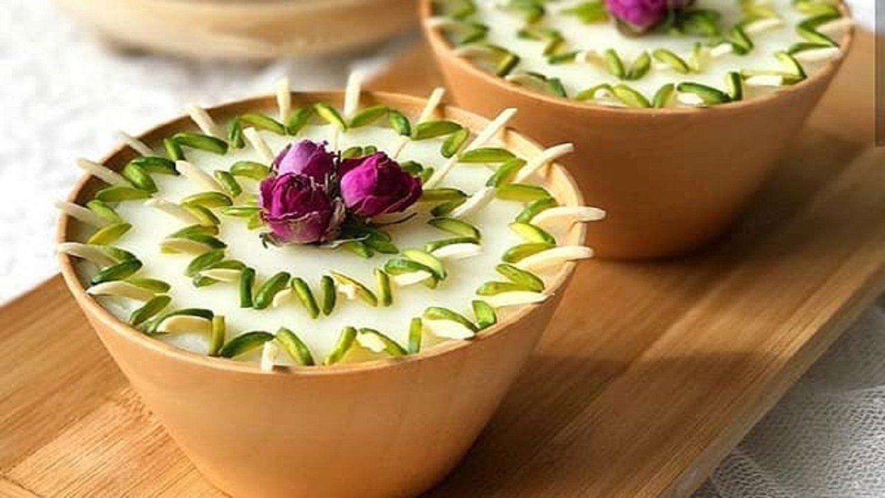 آموزش پخت دسر مناسب افطار + فیلم