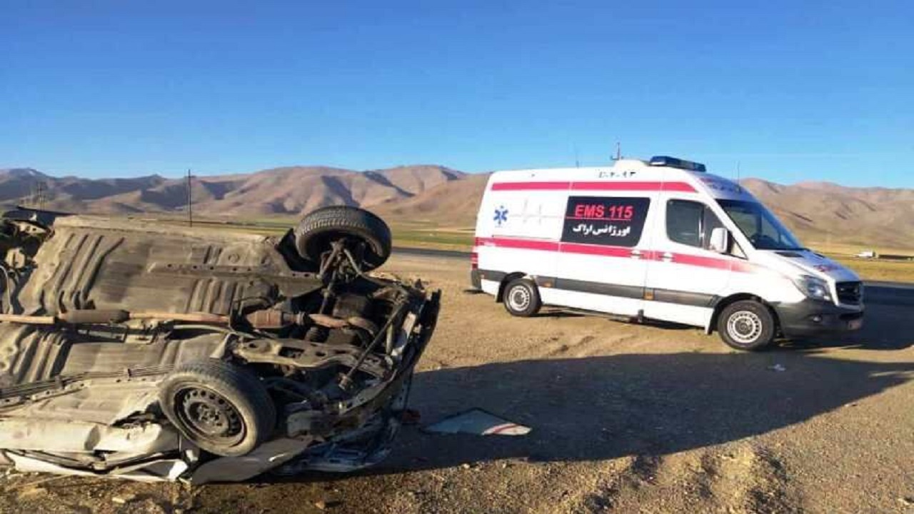 زخمی شدن ۳۵ تبعه خارجی در اثر تصادف در محور خاش - سراوان