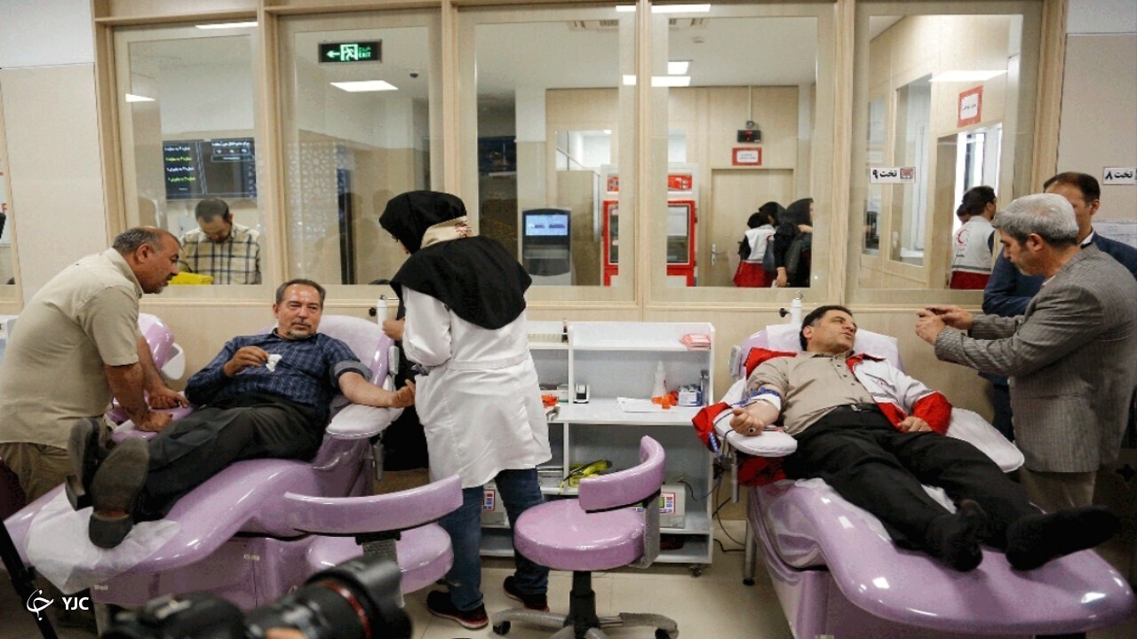 شهروندان در ۲ نوبت می‌توانند خون اهدا کنند