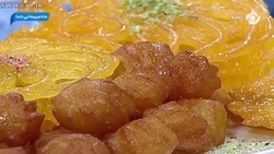 آموزش پخت فرنی دو رنگ مناسب افطار + فیلم