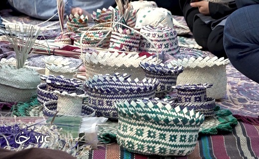 حصیربافی جلوه&zwnj;ای از فرهنگ دیار نخل و آفتاب