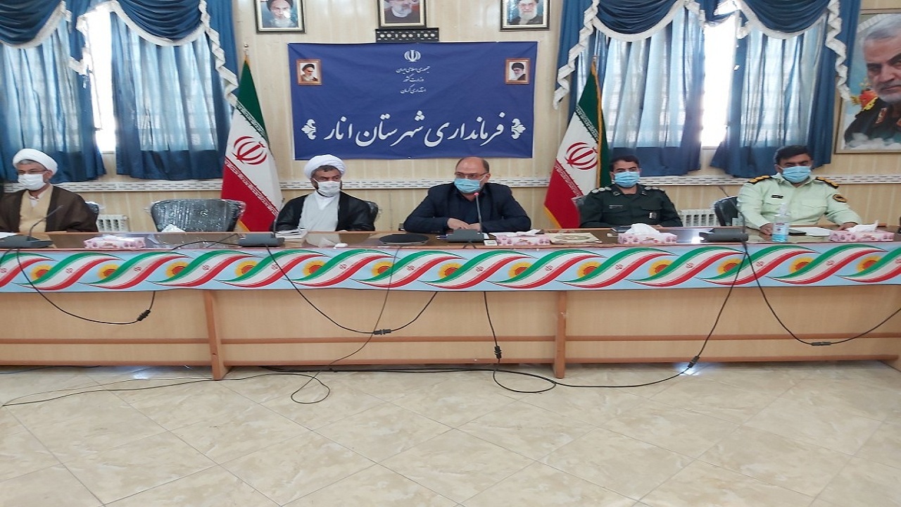 جلسه شورای اداری شهرستان انار برگزار شد