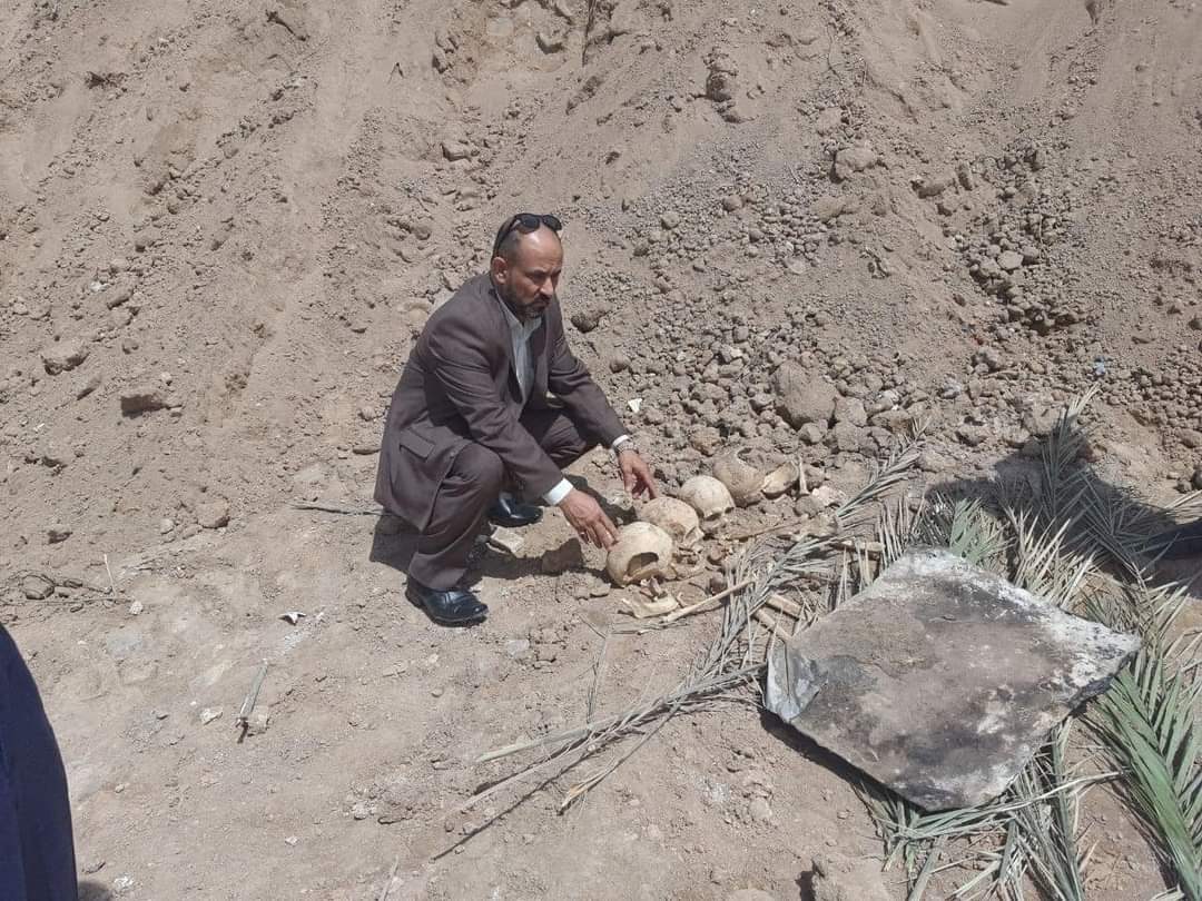 کشف یک گور جمعی در نجف اشرف+ تصویر