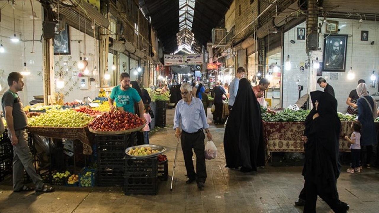 ساماندهی راسته میوه فروشان بازار بزرگ قزوین