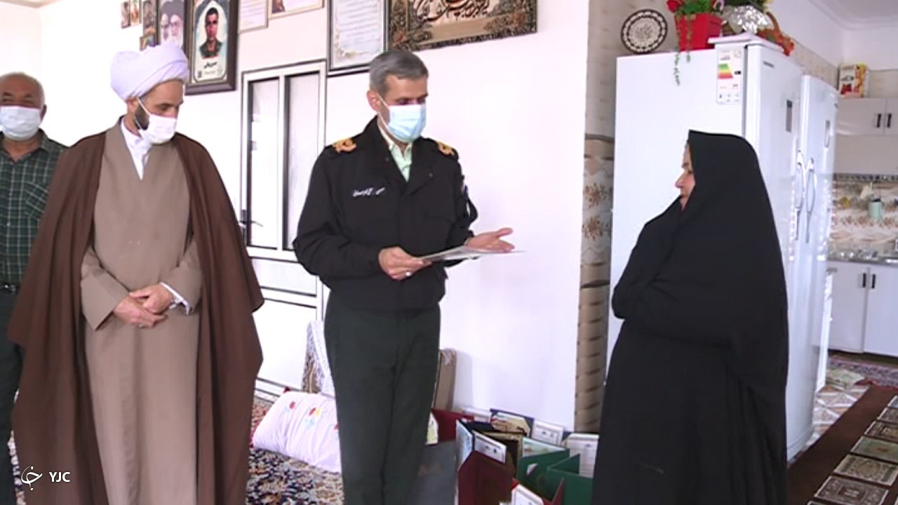 سرکشی سردار مفخمی از خانواده شهید نیروی انتظامی خنداب