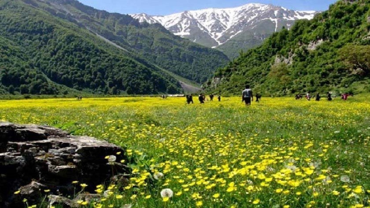 دشت دریاسر را بر فراز کوه های دو هزار تماشا کنید + فیلم