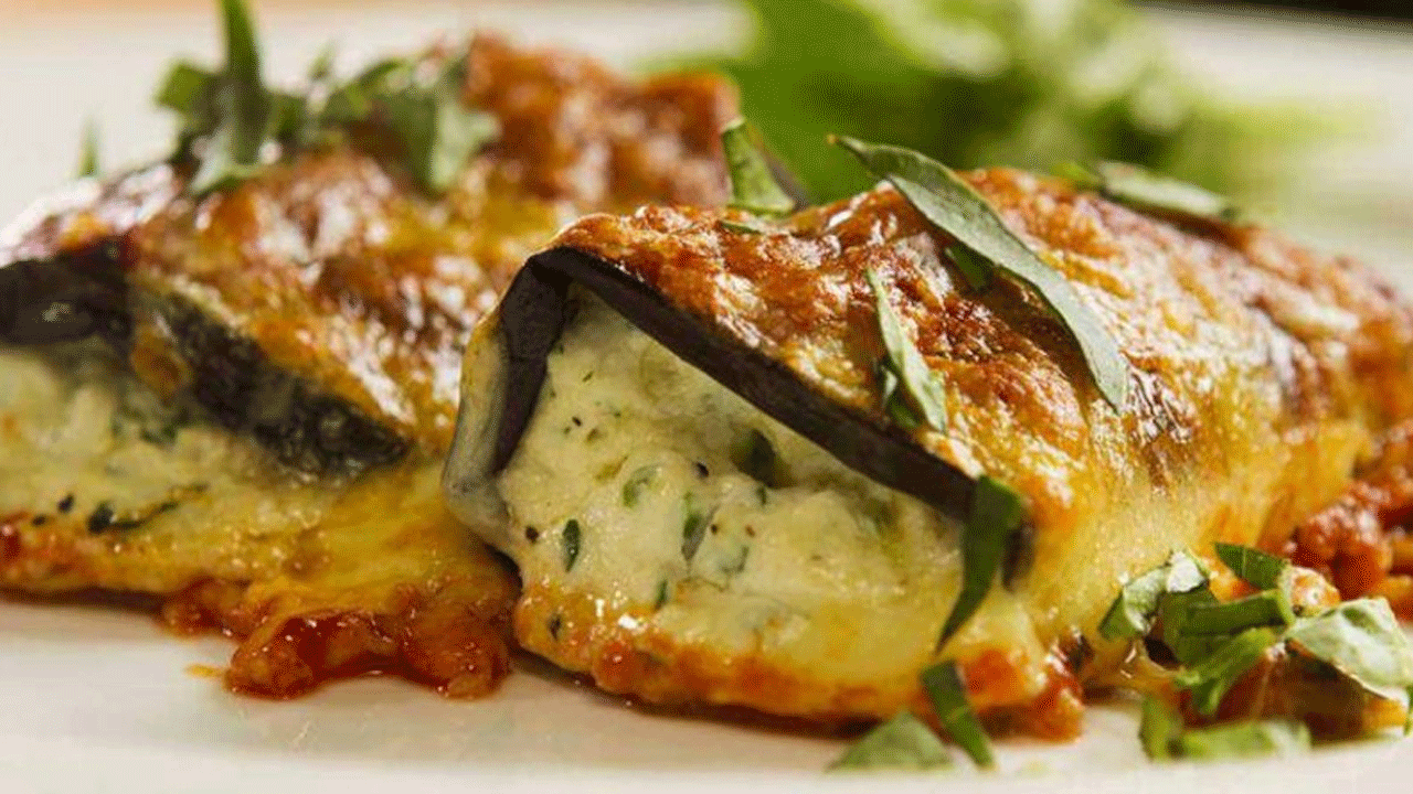 طرز تهیه خوراک بادمجان سوخاری + فیلم