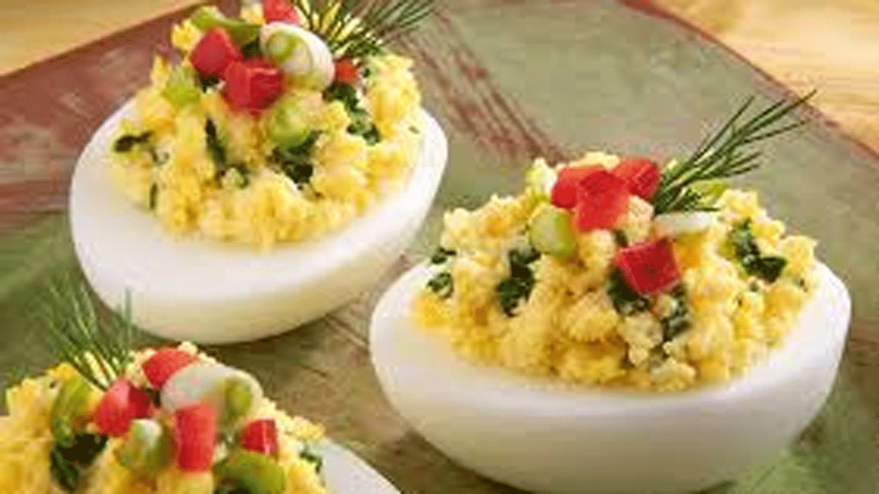 طرز تهیه دلمه تخم مرغ + فیلم