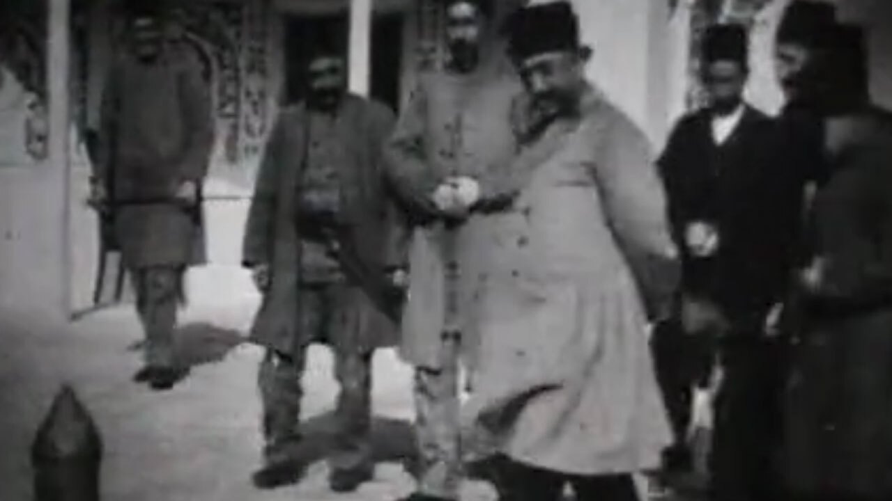 فیلمی کمیاب از مظفرالدین شاه در دوشان تپه