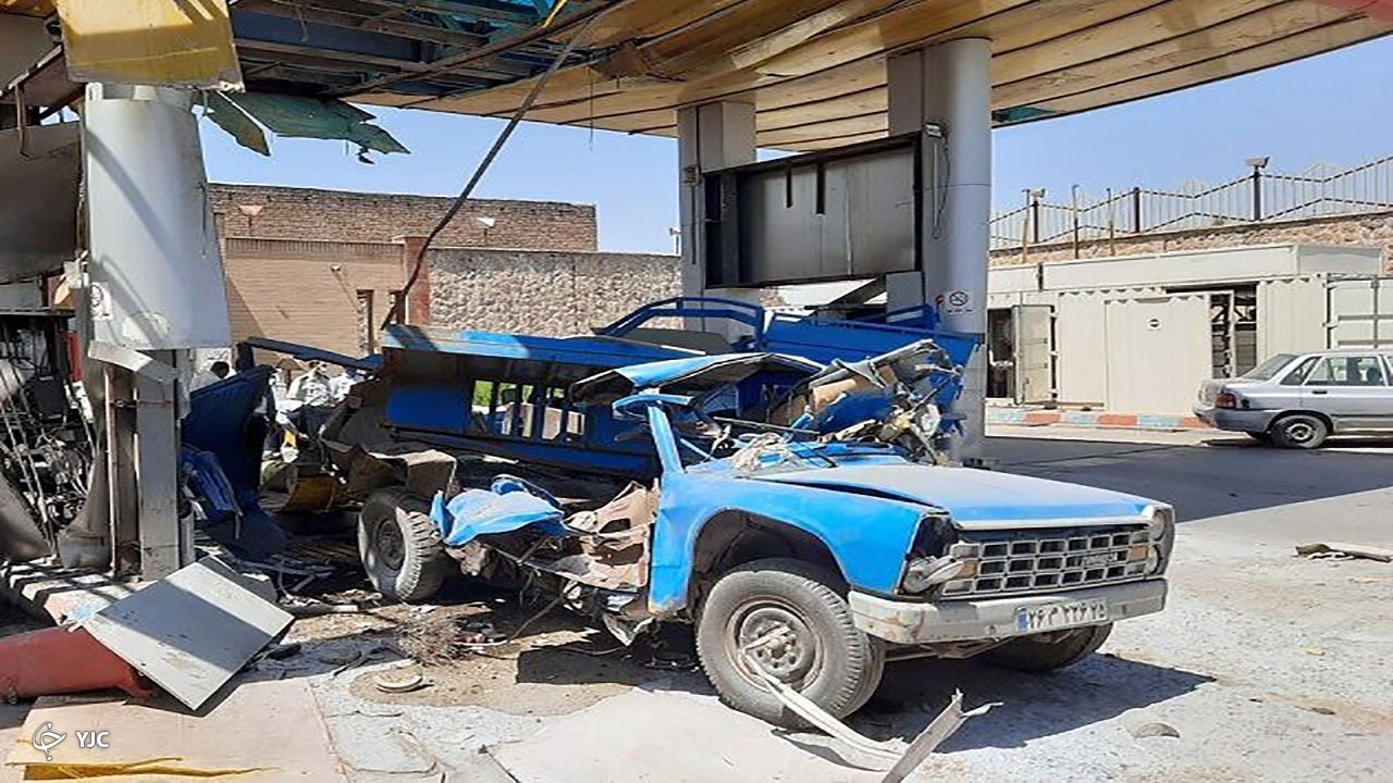 انفجار در جایگاه CNG مهاباد جان یک نفر را گرفت