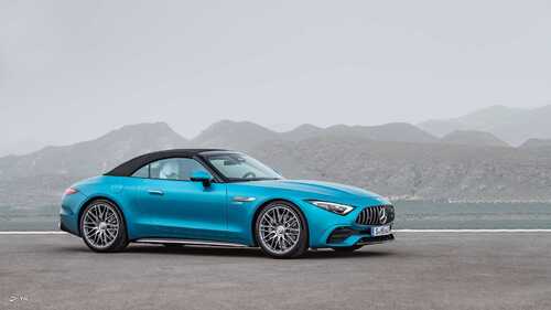 مرسدس AMG SL43 با یک توربو چهار سیلندر رونمایی شد