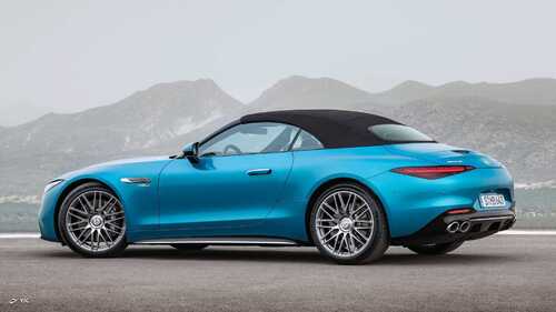 مرسدس AMG SL43 با یک توربو چهار سیلندر رونمایی شد