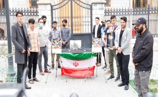 فعالان افغانستانی یاد شهدای حرم رضوی را گرامی داشتند + تصاویر