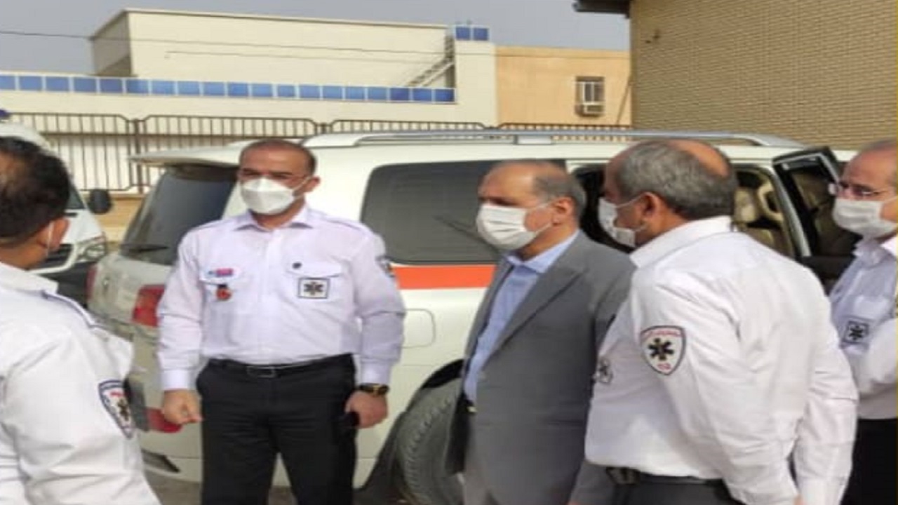 بازدید نظارتی رئیس سازمان اورژانس کشور از خوزستان