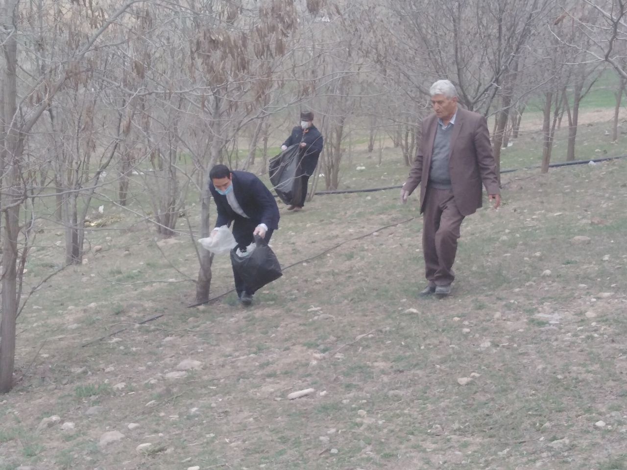 پاکسازی منطقه گردشگری نوالار از پسماند&zwnj;ها + تصاویر