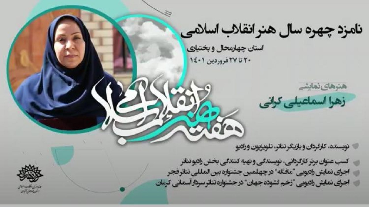 معرفی نامزد‌های چهره برتر سال هنر انقلاب اسلامی