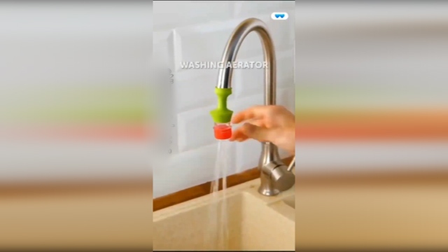 ترفندی برای استفاده بهینه از شیرآب آشپزخانه + فیلم
