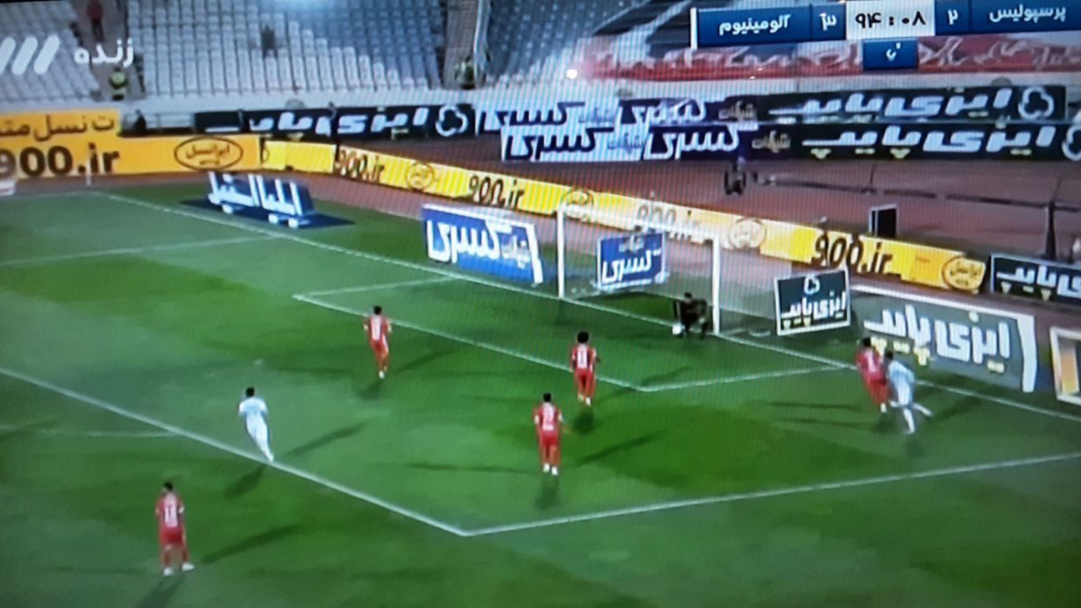 حذف پرسپولیس با صعود آلومینیوم