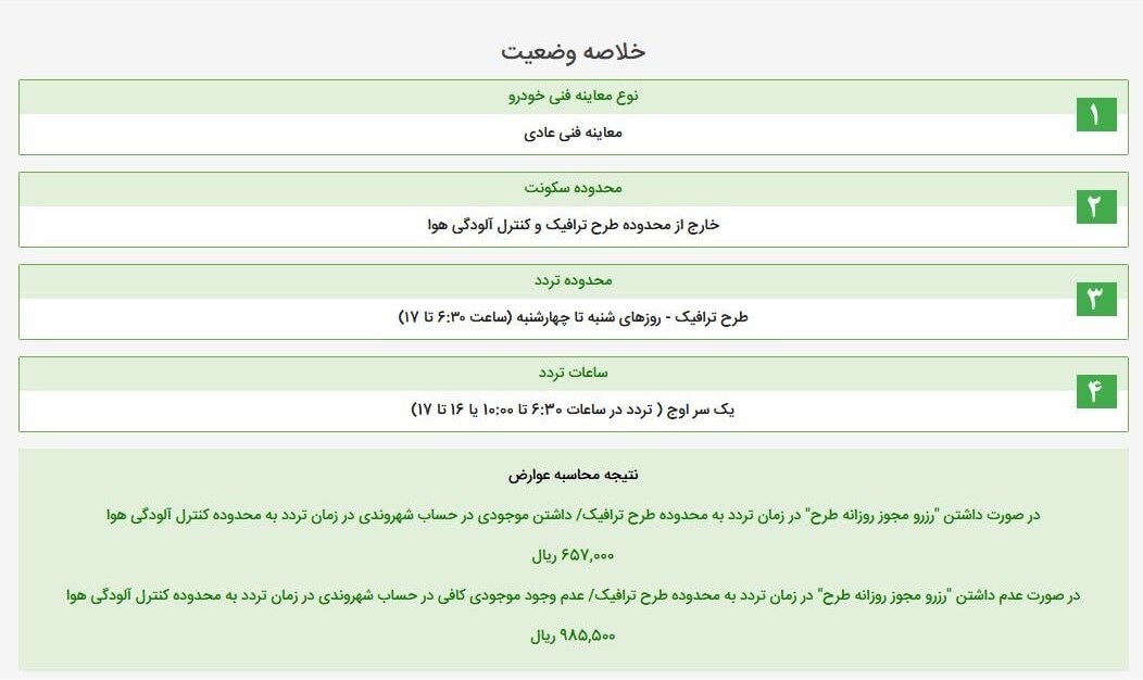 نرخ&zwnj;های جدید طرح ترافیک اعلام شد