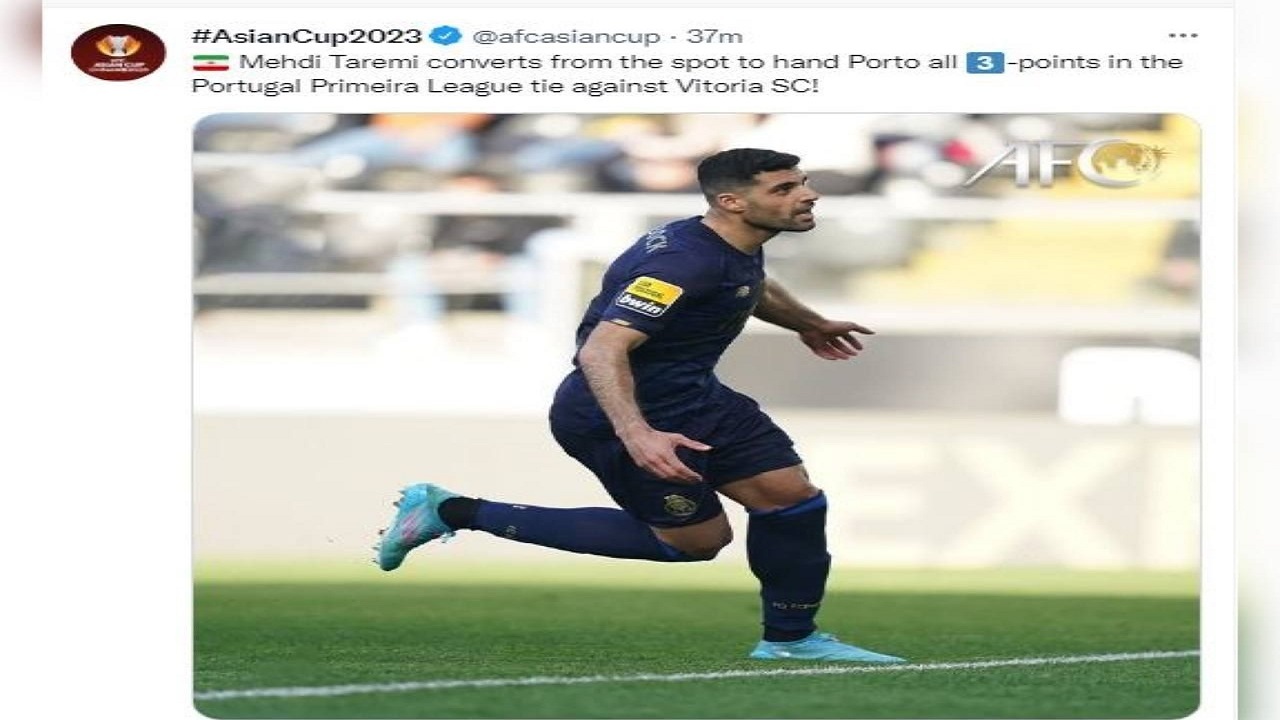 بازتاب درخشش طارمی در AFC