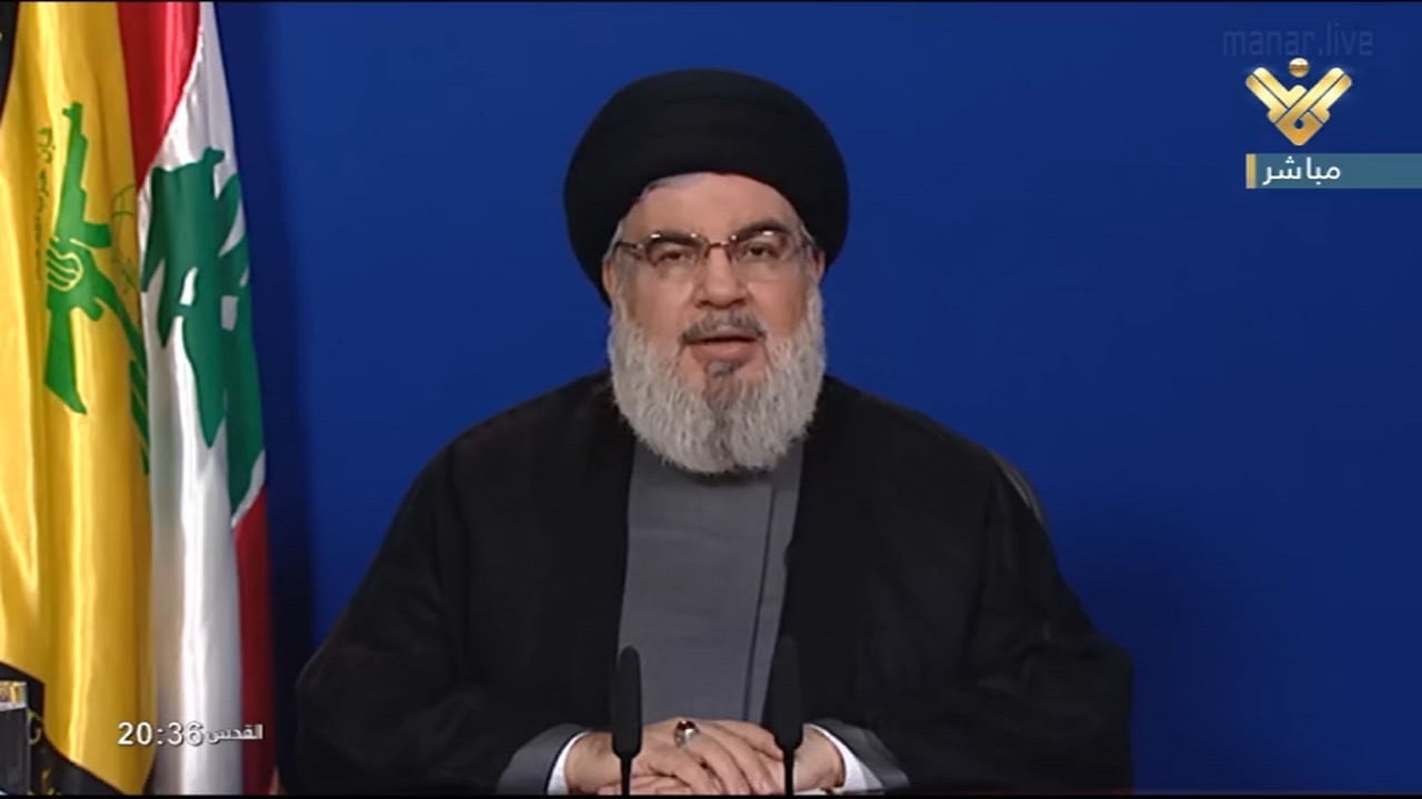 دبیرکل حزب الله لبنان: با احترام در برابر خانواده شهدای فلسطینی می‌ایستیم