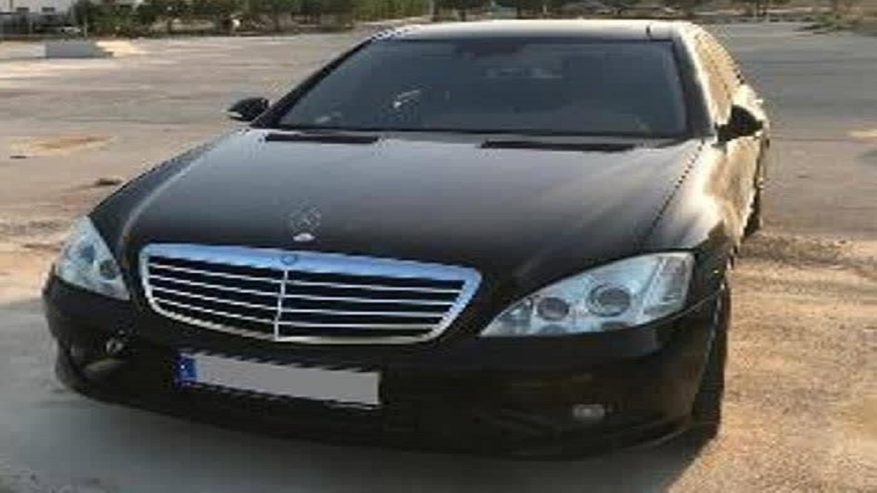 بنز قاچاق در توقیف پلیس البرز