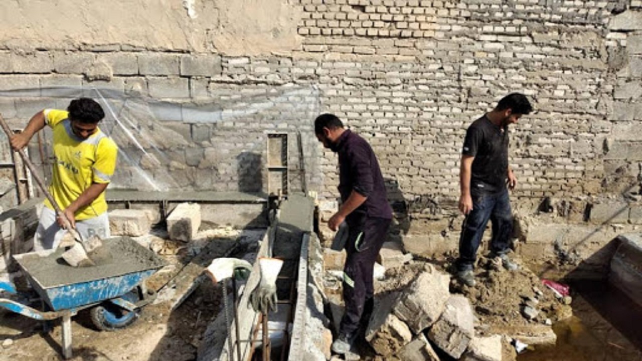 اردوی جهادگران کرخه برای ترمیم و بازسازی خانه نیازمندان