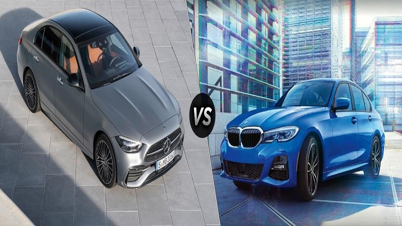 بی ام و 4 سری 2022 در مقابل مرسدس بنز  C-Class 2022 + فیلم