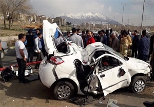 ۴ کشته و مصدوم در حادثه رانندگی در جاده اهواز - دغاغله