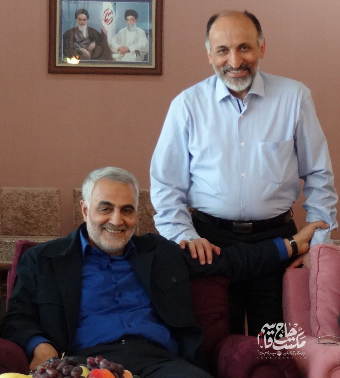 تصویر منتشر نشده از شهید حاج قاسم سلیمانی و سردار شهید محمد حجازی