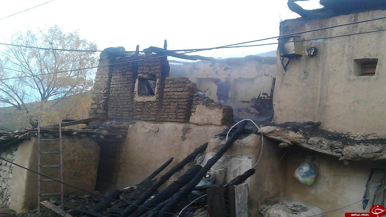 مصدوم شدن ۳۵ نفر در حادثه آتش سوزی ۱۲ خانه در گلستان
