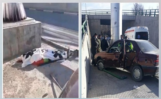 تصادف پاکبان در اصفهان
