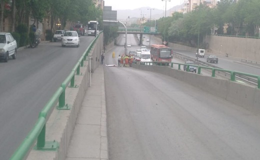 تصادف پاکبان در اصفهان
