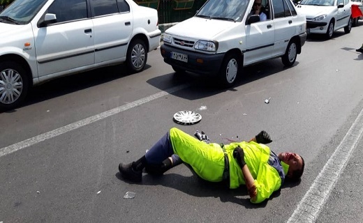 تصادف پاکبان در اصفهان