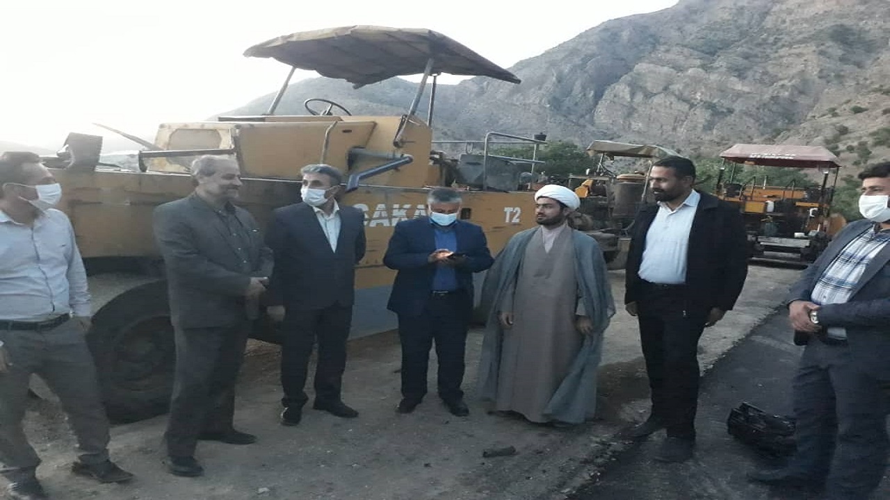 آغاز طرح روکش آسفالت جاده شلیل به لندی