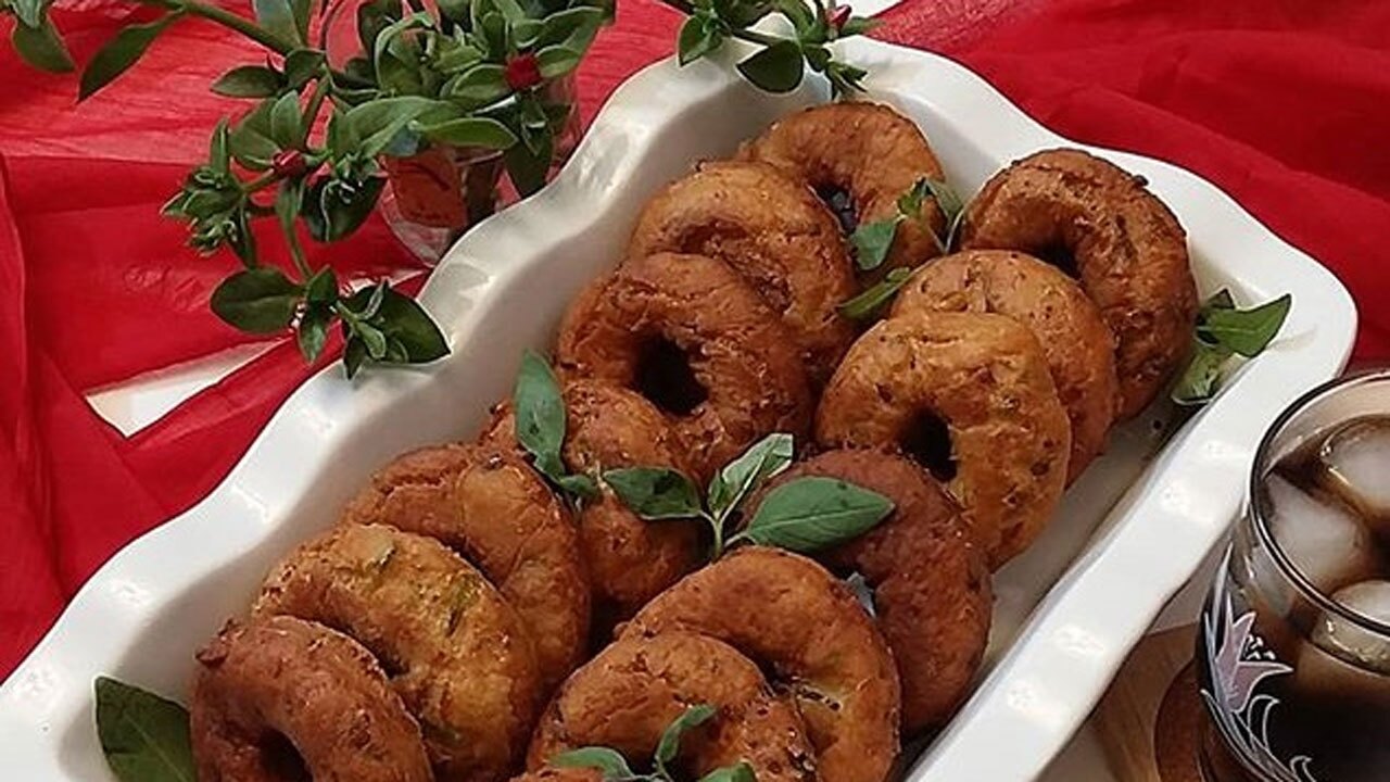روش تهیه دونات پیتزایی + فیلم
