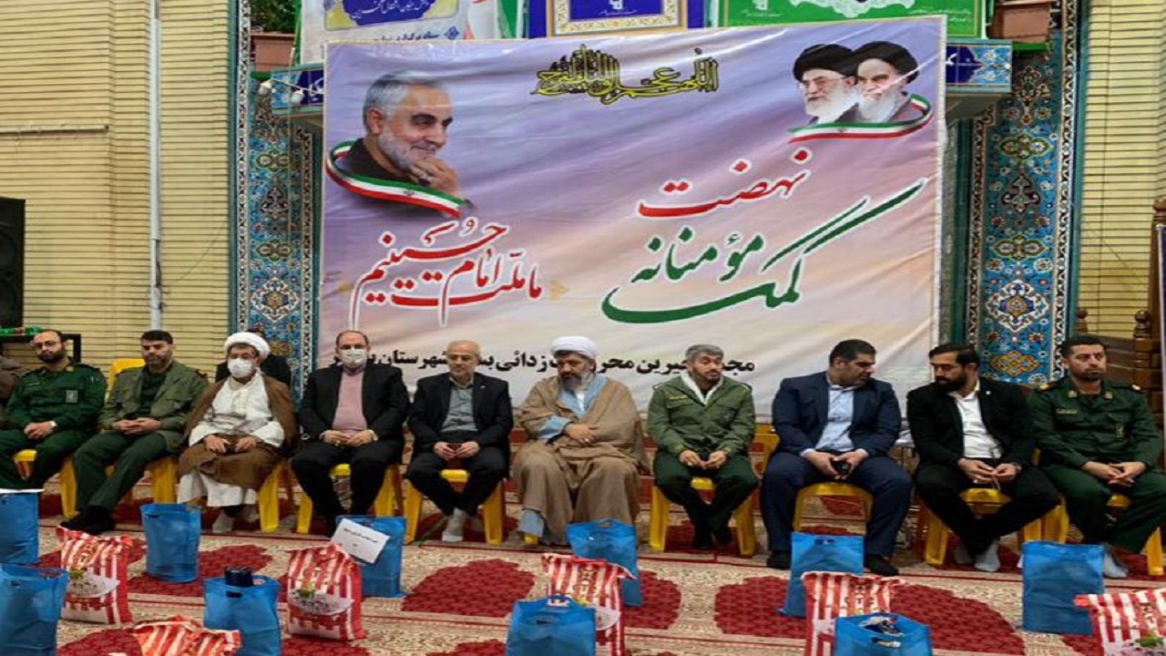 توزیع بیش از ۱۵۰۰ بسته کمک مومنانه در بابلسر