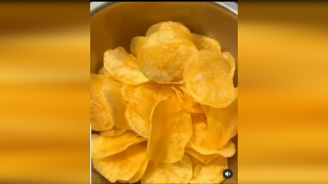 ترفندی برای درست کردن چیپس در خانه + فیلم