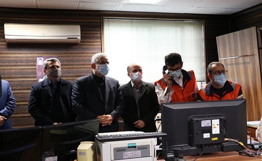 بازدید استاندار از مرکز مدیریت راه&zwnj;های گیلان