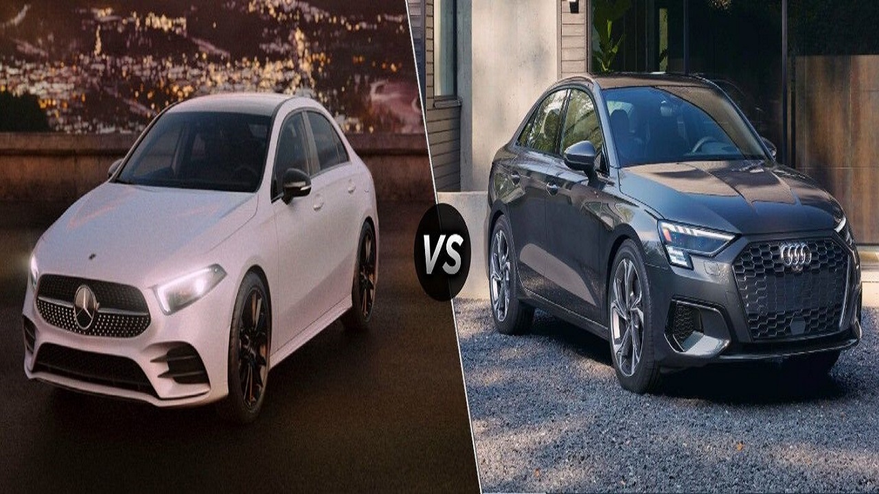 آئودی 2022 A3 در مقابل مرسدس بنز  A-Class + فیلم