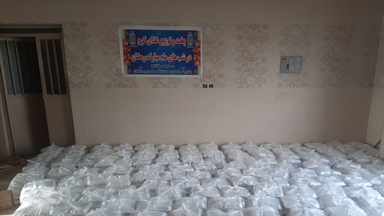 توزیع ۶۰ هزار افطار در مناطق محروم دلگان