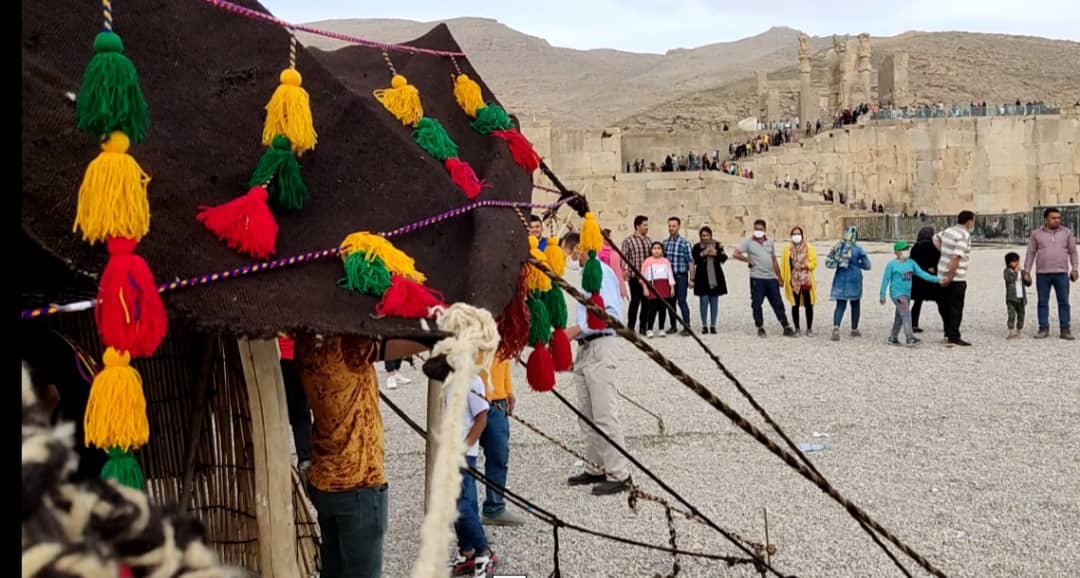 جشن نوروزگاه در محوطه جهانی تخت‌جمشید