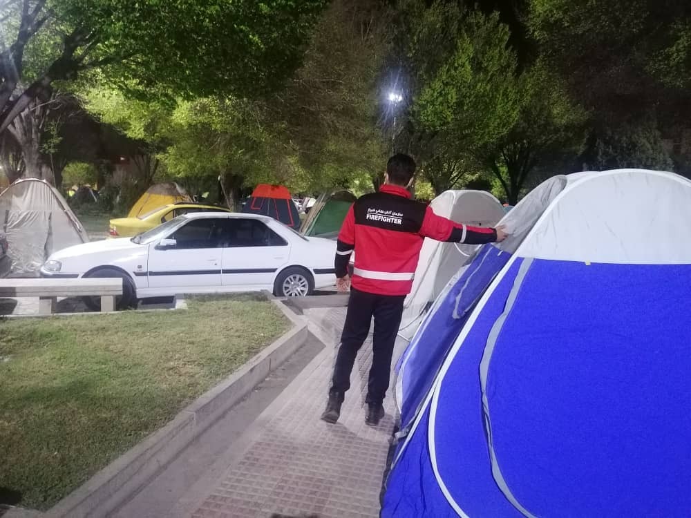 هشدار آتش‌نشانی درباره مسمومیت با گاز‌های سمی در چادر‌های مسافرتی