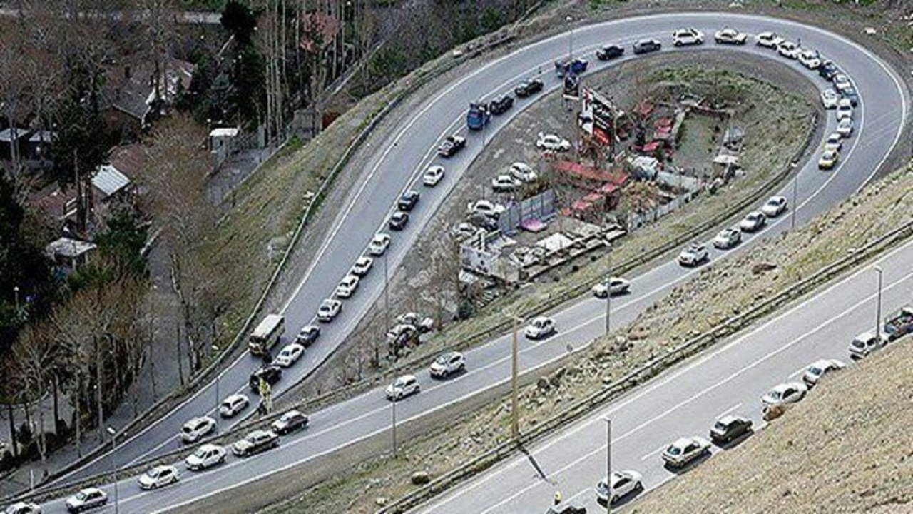 ترافیک سنگین در محور‌های شمال + فیلم