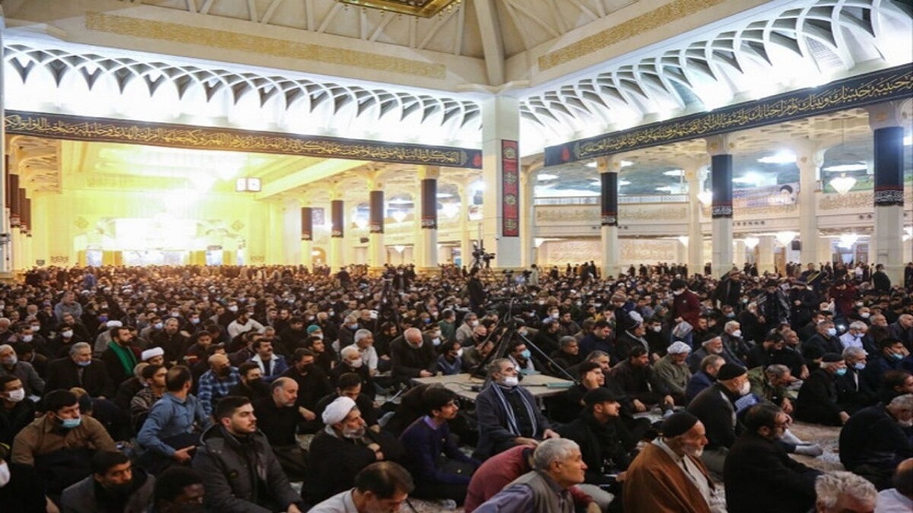 آیین بزرگداشت آیت‌ الله علوی گرگانی در قم برگزار شد